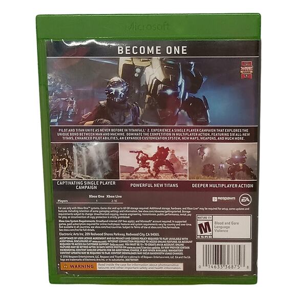 XBOX ONE Titan Fall 2 Video Game Case No Instruction Manual - Picture 2 of 5